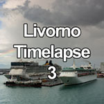 Time Lapse Video Of Cruise Liners At The Port Of Liverno Italy