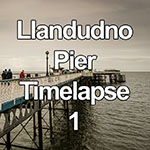 Time lapse video of Llandudno pier, North Wales