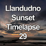 Time lapse video of a beautiful sunset over the North Wales coast