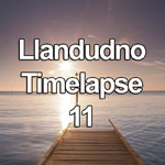 Timelapse video of sunrise and tide, Llandudno
