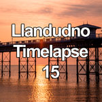 Time lapse video showing the sun rising as the tide goes out at Llandudno Pier, North Wales
