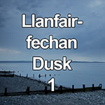 Video of clouds and sea at dusk at Llanfairfechan on the North Wales coast