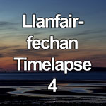Time lapse video showing dusk falling over Puffin Island from the North Wales seaside town of Llanfairfechan