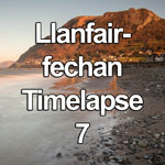 Time lapse video of the incoming tide at sunset at Llanfairfechan on the North Wales coast