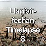 Time lapse video of the incoming tide at Llanfairfechan on the North Wales coast