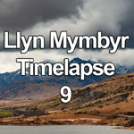 Time lapse video showing storm clouds blowing over the snow capped summit of Snowdon, as seen from Llyn Mymbyr in the Snowdonia National Park, North Wales