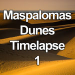 Time lapse video showing the play of light at sunrise over the sand dunes at Maspalomas, Gran Canaria, Seychelles