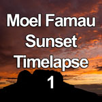 Time lapse video of clouds at sunset over the Jubilee Tower on the summit of Moel Famau in the Clywdian Range Area of Outstanding Natural Beauty (AONB), North Wales