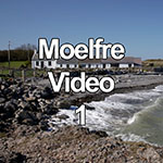 Video featuring waves and rocky foreshore at Moelfre, Anglesey, North Wales