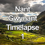 Time lapse video of clouds and sun over the Nant Gwynant valley in the Snowdonia National Park, North Wales