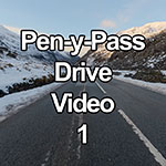 Real Time Video Of Drive Over Pen-Y-Pass, Snowdonia In Snow