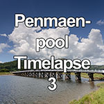 Time lapse video of summer clouds over Penmaenpool, Wales