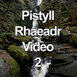 Video of Pistyll Rhaeadr waterfall in winter, Powys, North Wales