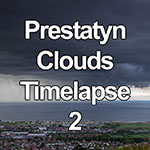 Time lapse of storm clouds over Prestatyn on the North Wales coast