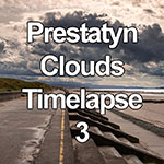 Time lapse of storm clouds over Prestatyn on the North Wales coast