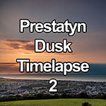 Time Lapse Video Of Sunset And Dusk Over Prestatyn, North Wales