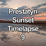 Time Lapse Video Of Sunset Over Prestatyn Beach, North Wales