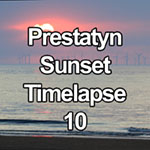 Time Lapse Video Of Sunset At Prestatyn, North Wales Coast