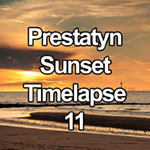 Time Lapse Video Of Sunset Over The Irish Sea At Prestatyn, North Wales