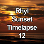 Time Lapse Video Of Sunset Over Rhyl Beach, North Wales Coast