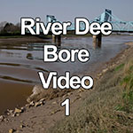 Video of the spring tidal bore on the river Dee estuary, North Wales