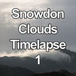 Time lapse video of clouds over Snowdon mountain, North Wales