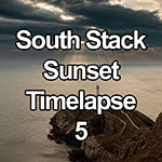 Time lapse video of sunset over South Stack lighthouse, Anglesey, North Wales