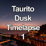 Time lapse video of dusk over Taurito, Gran Canaria