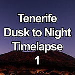Time Lapse Video Of Dusk And Stars Over Mount Teide, Tenerife, Canary Islands