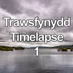 Time lapse of storm clouds over Trawsfynydd lake in North Wales