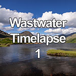 Time lapse of summer clouds over Wastwater in the Lake District, England