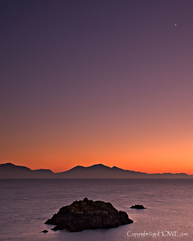 Island, sea and mountains, Llandwyn, Anglesey