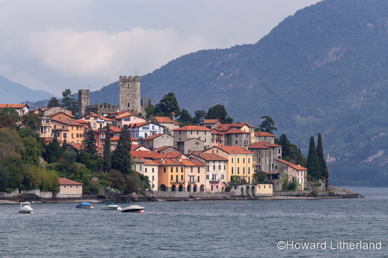 The small town of Santa Maria on the shores of Lake Como in northern Italy