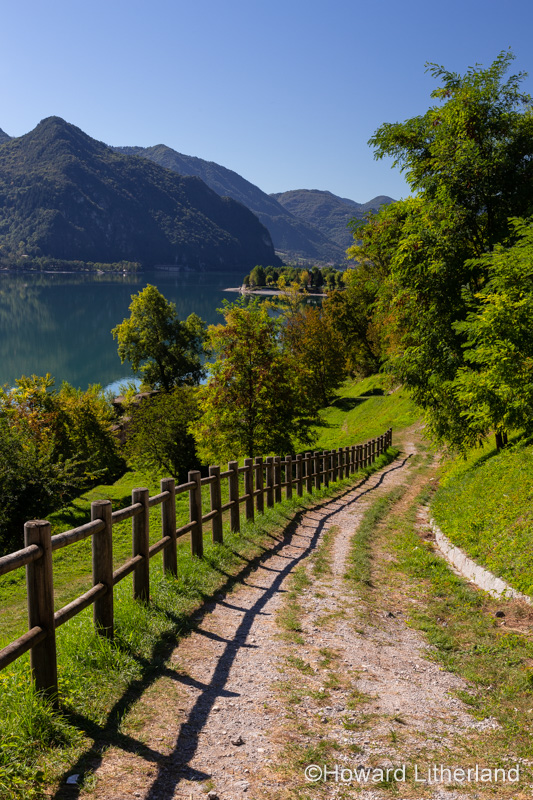 Landscape around Lake Idro in northern Italy