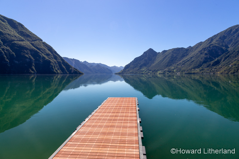 Landscape around Lake Idro in northern Italy