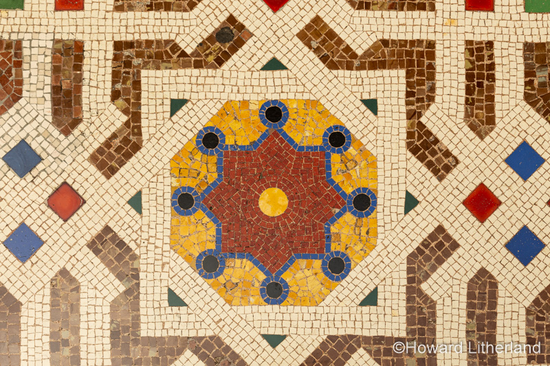 Floor detail in the Galleria Vittorio Emanuele shopping mall in Milan, Italy