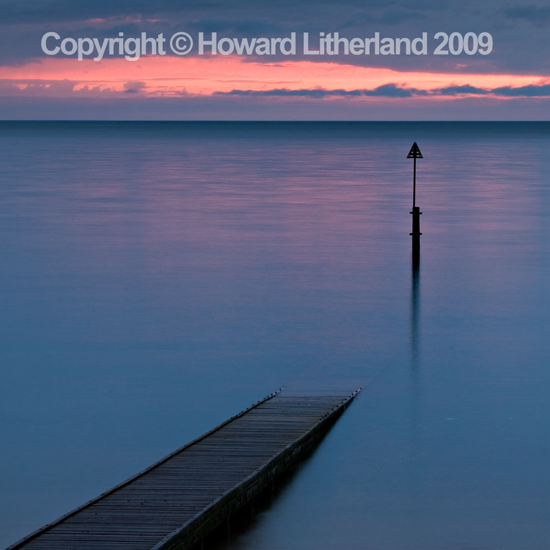 Jetty and sea, Llandudno, North Wales