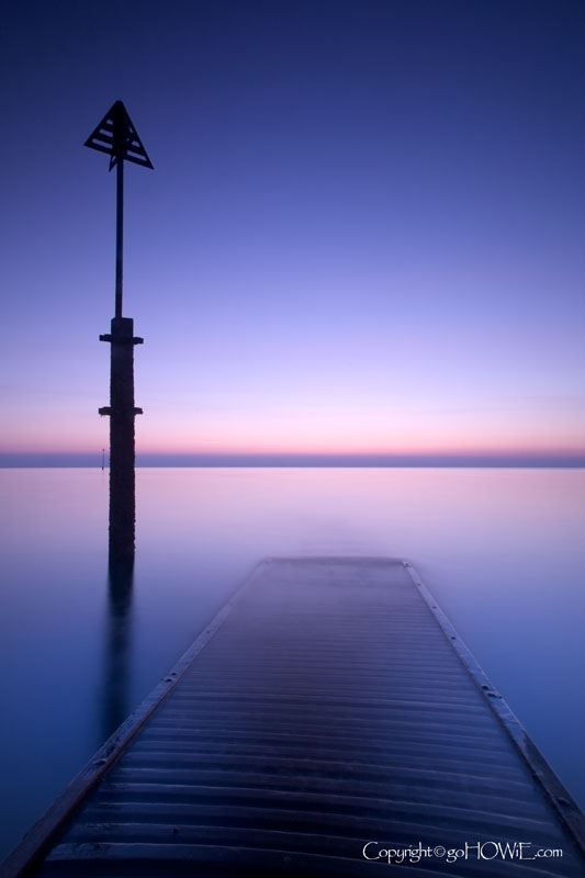 Jetty and sea, Llandudno, North Wales