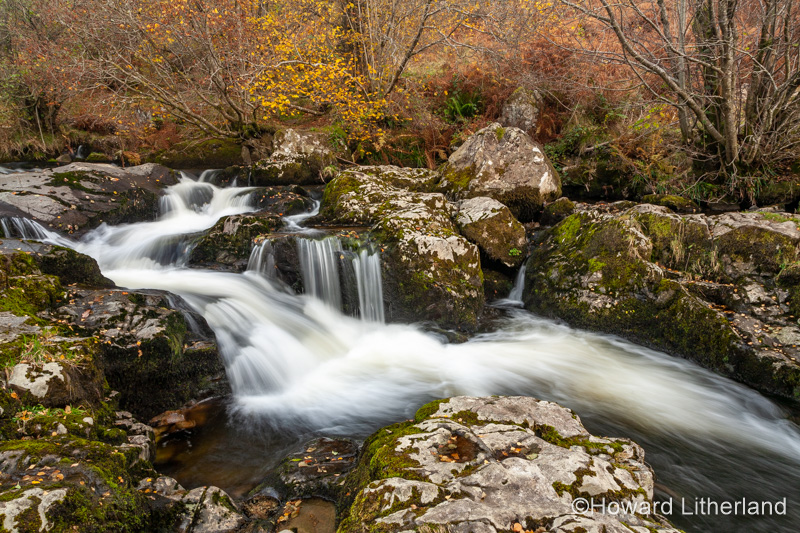 Aira Force waterfalls in autumn, Lake District, Cumbria, England