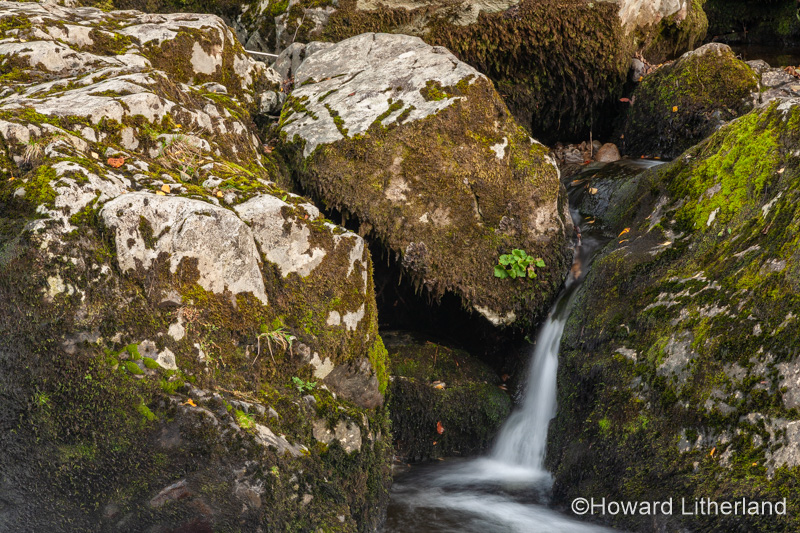 Aira Force waterfalls in autumn, Lake District, Cumbria, England