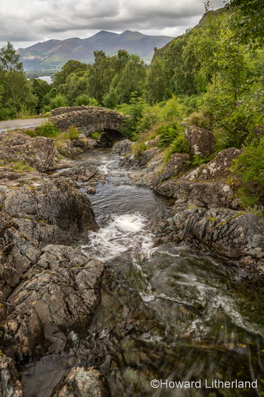 Ashness Bridge near Derwent Water, Lake District, England
