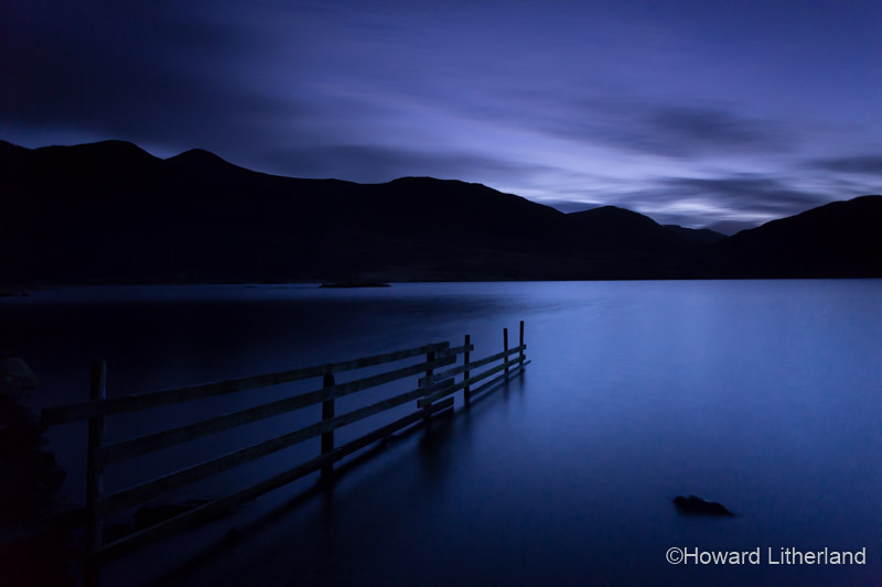Crummock Water at dusk in England's Lake District