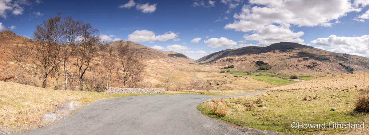 The Hardknott Pass in the Lake District, England