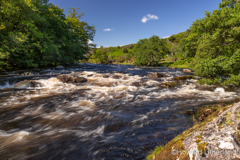 Waterfall on the River Duddon near Ulpha, Lake District, Cumbria, England