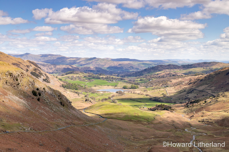 The Wrynose Pass in the Lake District, England