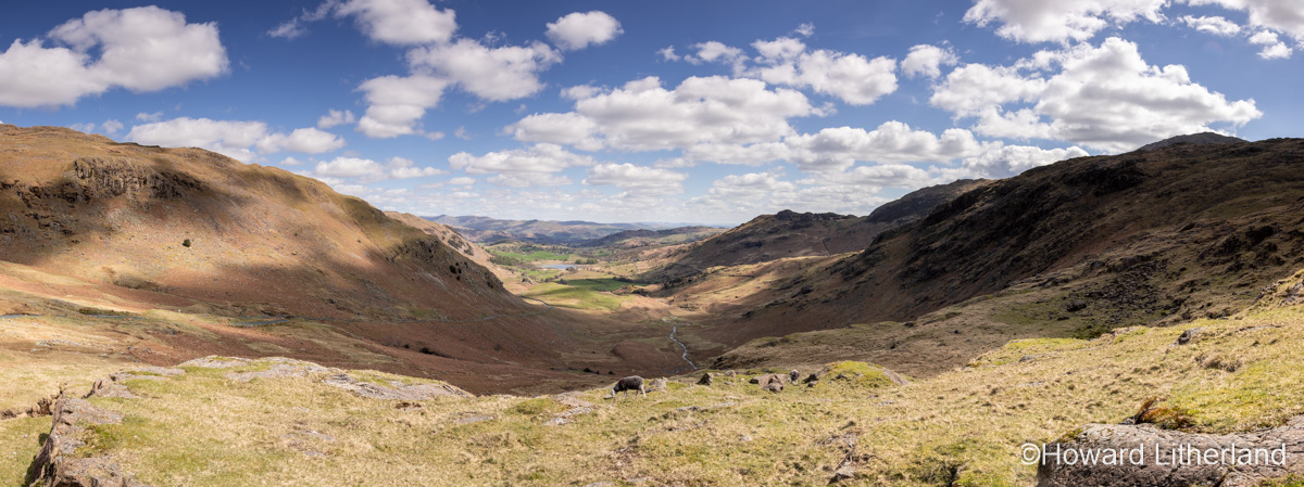 The Wrynose Pass in the Lake District, England