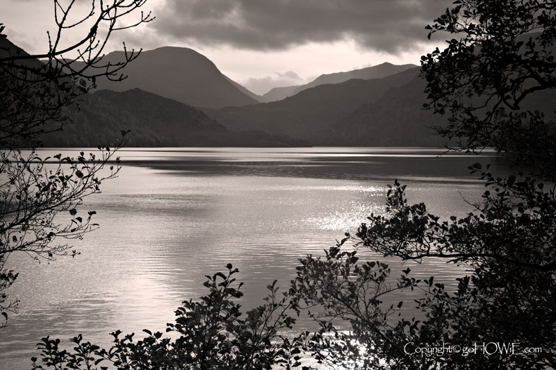 Lake and mountains, Ullswater, Lake District