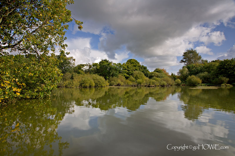Lake and trees, Christleton, Cheshire
