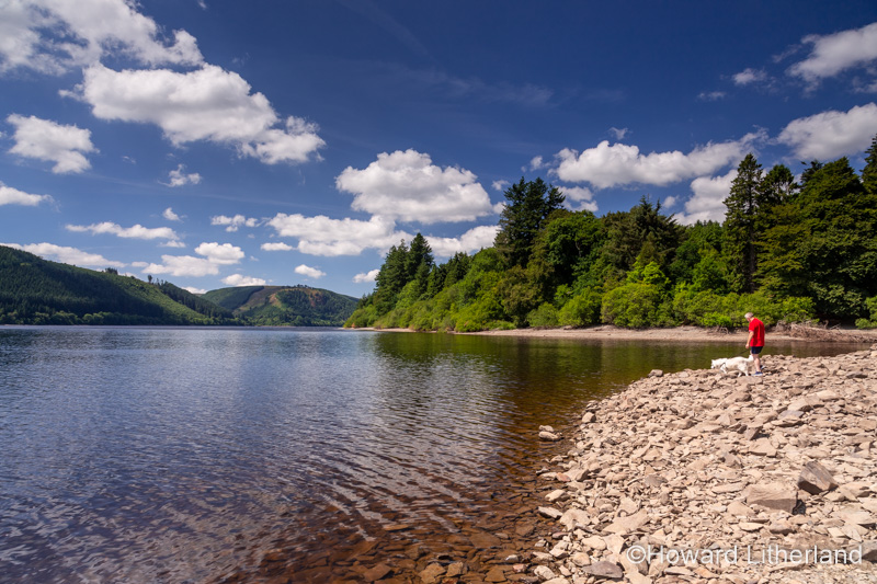 Lake Vyrnwy reservoir in Powys, Wales