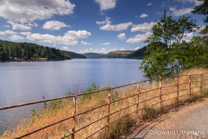 Lake Vyrnwy reservoir in Powys, Wales